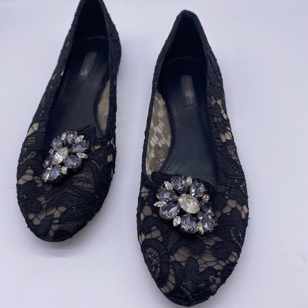 Dolce & Gabbana Flats with Crystals